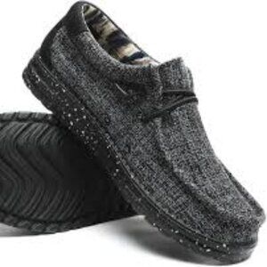 Cheval  Men’s Machine Washable Casual Slip On Loafer, Black Men Size 8     New